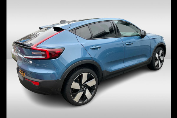 Volvo C40 Single Motor Extended Range Ultimate 82 kWh / SoH 95,6% / Trekhaak / Panoramadak / 360Camera / Half leder / Keyless / 20'' / Harman Kardon / CarPlay / Warmtepomp / Stuur+Stoelverwarming / Dodehoek / DAB / ACC