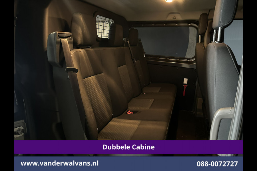 Ford Transit Custom 2.0 TDCI 170pk L2H1 Dubbele Cabine Euro6 Airco | 5-Zits | Camera | LED | Cruisecontrol | 2800kg Trekhaak Stoelverwarming, Verwarmde voorruit, Parkeersensoren
