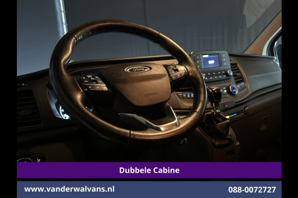 Ford Transit Custom 2.0 TDCI 170pk L2H1 Dubbele Cabine Euro6 Airco | 5-Zits | Camera | LED | Cruisecontrol | 2800kg Trekhaak Stoelverwarming, Verwarmde voorruit, Parkeersensoren