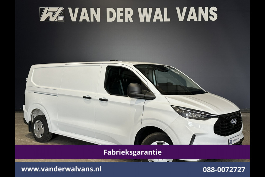 Ford Transit Custom 2.0 TDCI 136pk L2H1 Fabrieksgarantie Euro6 Airco | Camera | LED | Apple Carplay | Cruisecontrol Android Auto, Leder, Verwarmde voorruit, Parkeersensoren, Bijrijdersbank, 2740kg laadvermogen