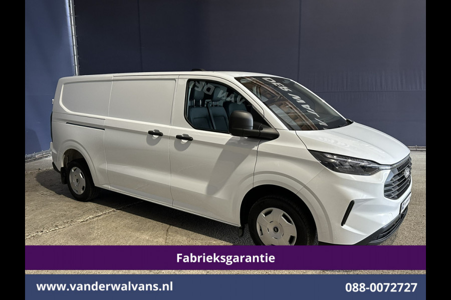 Ford Transit Custom 2.0 TDCI 136pk L2H1 Fabrieksgarantie Euro6 Airco | Camera | LED | Apple Carplay | Cruisecontrol Android Auto, Leder, Verwarmde voorruit, Parkeersensoren, Bijrijdersbank, 2740kg laadvermogen