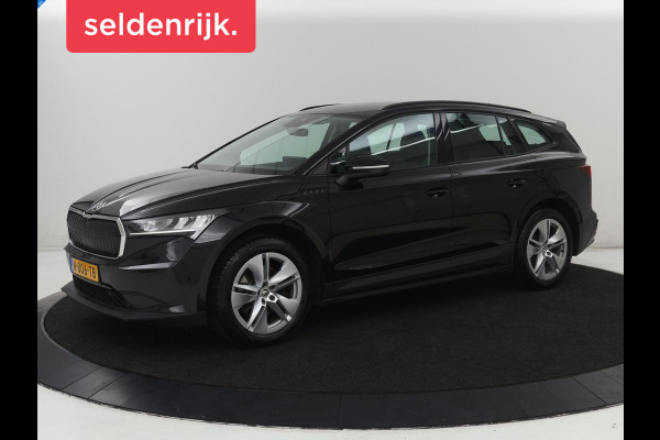 Škoda ENYAQ iV 60 | Trekhaak | Half leder | Carplay | Navigatie | Full LED | 19'' | Cruise control | Sfeerverlichting | Parkeerhulp | Climate control