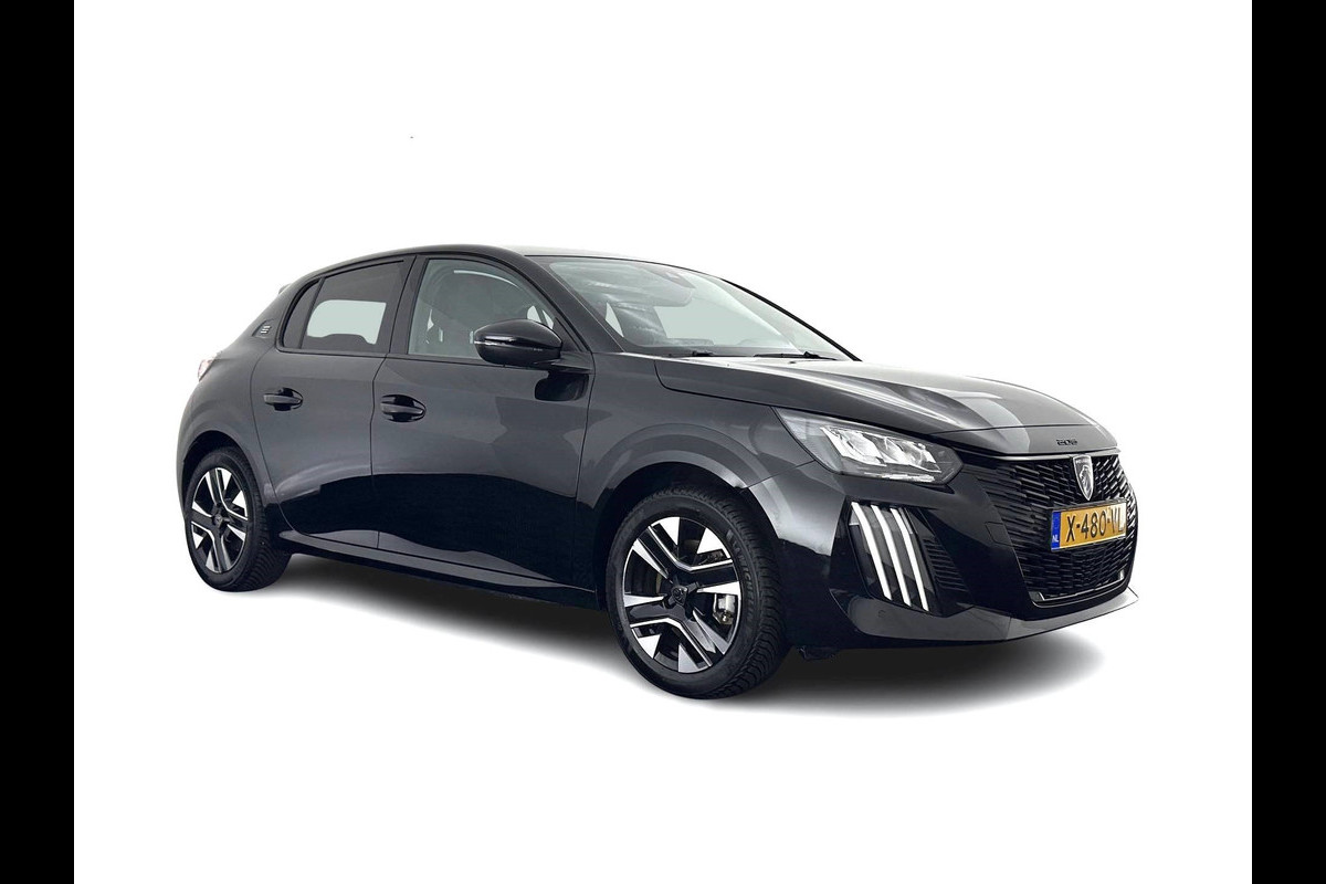 Peugeot e-208 EV Style 50 kWh [3-Fase-11kW] {SOH-96%} (INCL-BTW) Aut. *LEATHER-FABRIC | FULL-LED | HEATED-SPORTSEATS | KEYLESS | PRIVACYGLASS | DAB+ | NAVI-FULLMAP | ECC | PDC | CRUISE | CARBON-INLAY | DIGI-COCKPIT | 16''ALU*