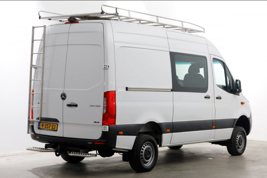 Mercedes-Benz Sprinter 314 CDI 143pk E6 L2H2 4x4 ZG1 D.C. Airco/Navi/Trekhaak 2800kg 05-2019
