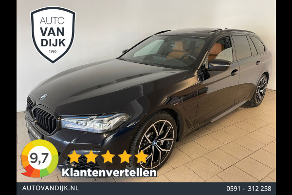 BMW 5 Serie Touring 530e Business Edition Plus AUTOMAAT AIRCO NAVI CRUISE PANO LEDER VELGEN CAMERA NIEUWSTAAT