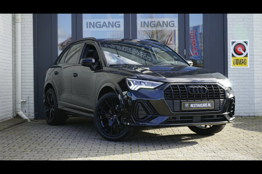 Audi Q3 45 TFSIe 3x S-Line Black Optik AUTOMAAT-ACC-CAMERA-CLIMA-KEYLESS-MATRIX LED-SONOS-STOELVERWARMING-VIRTUEEL
