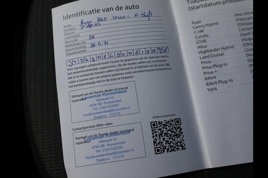 Toyota Aygo 1.0 VVT-i AUTOMAAT + AIRCO | BLUETOOTH