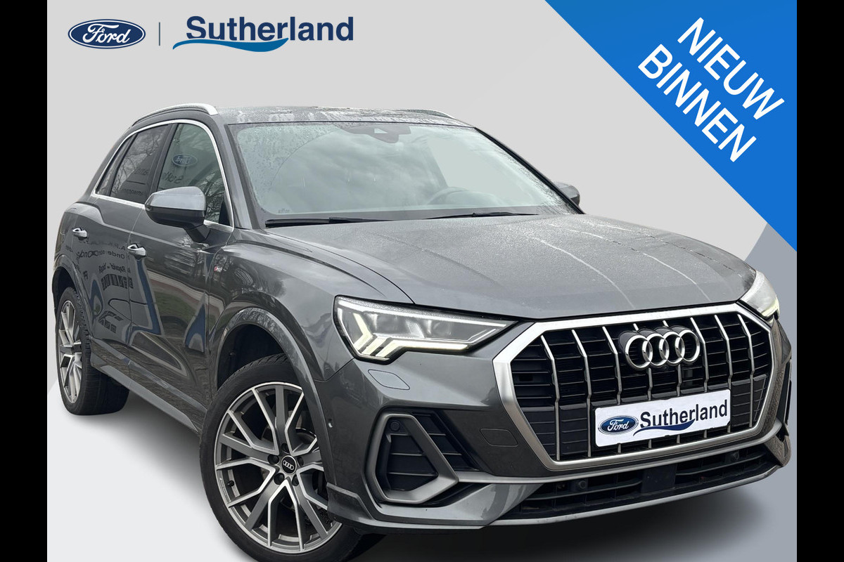 Audi Q3 45 TFSI e S edition | Bellen voor bezichtiging | S-Line | Sportstoelen | Leder | Stoelverwarming |  Achteruitrijcamera 360 | SCI |