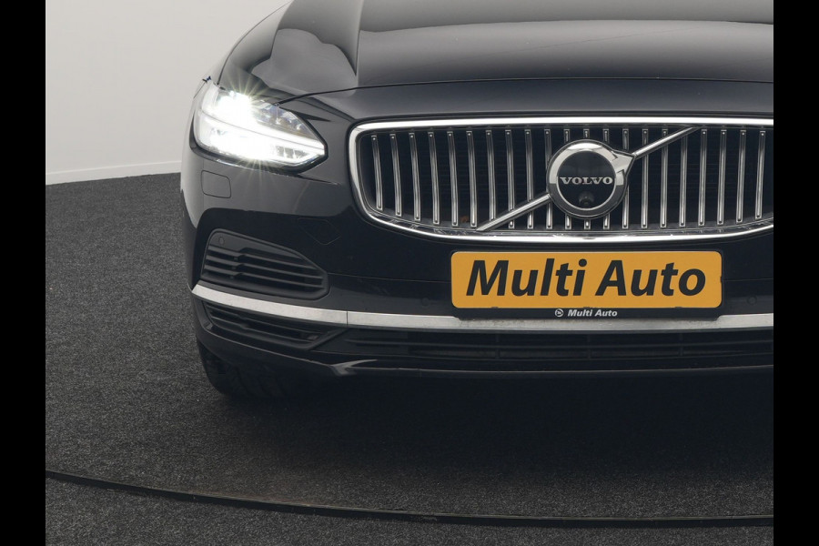 Volvo V90 T8 AWD Inscription Exclusive LONG RANGE PHEV 394pk Dealer O.H. | Panodak | Head Up | Adaptive Cruise | 360 Camera | Bowers & Wilkins | Lederen Sportstoelen Ventilatie & Memory | Keyless | Blis | Stoelen & Stuur Verwarmd | Apple Carplay | Plug In Hybrid