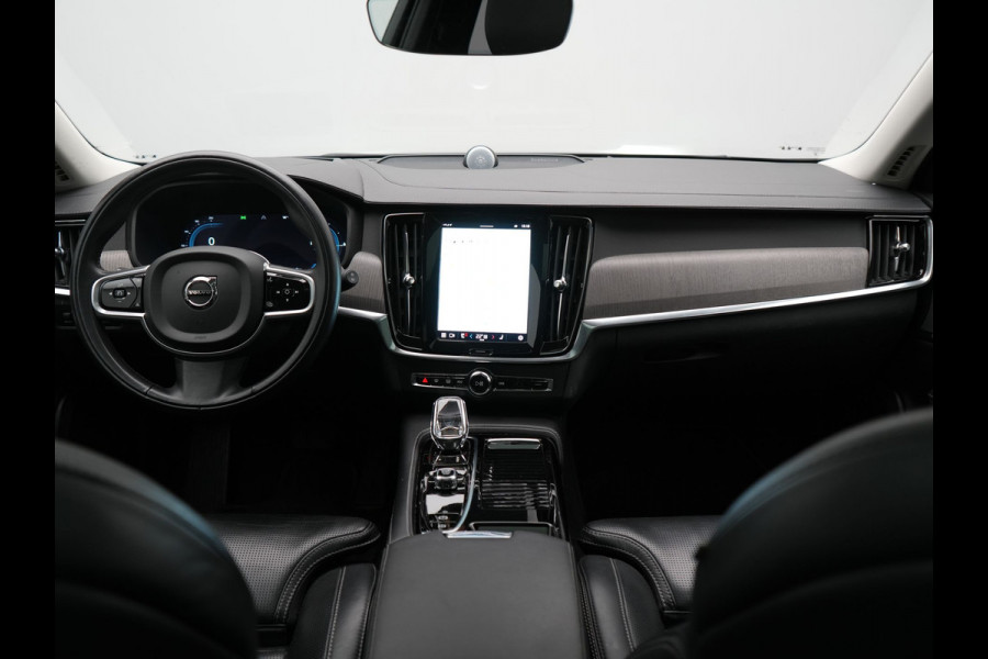 Volvo V90 T8 AWD Inscription Exclusive LONG RANGE PHEV 394pk Dealer O.H. | Panodak | Head Up | Adaptive Cruise | 360 Camera | Bowers & Wilkins | Lederen Sportstoelen Ventilatie & Memory | Keyless | Blis | Stoelen & Stuur Verwarmd | Apple Carplay | Plug In Hybrid