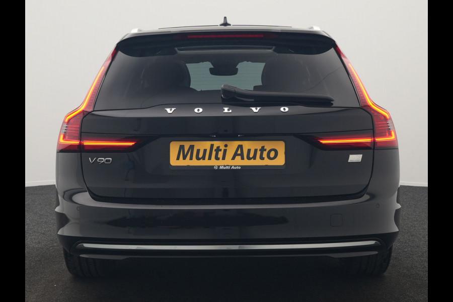 Volvo V90 T8 AWD Inscription Exclusive LONG RANGE PHEV 394pk Dealer O.H. | Panodak | Head Up | Adaptive Cruise | 360 Camera | Bowers & Wilkins | Lederen Sportstoelen Ventilatie & Memory | Keyless | Blis | Stoelen & Stuur Verwarmd | Apple Carplay | Plug In Hybrid