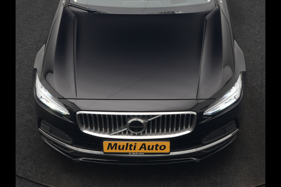 Volvo V90 T8 AWD Inscription Exclusive LONG RANGE PHEV 394pk Dealer O.H. | Panodak | Head Up | Adaptive Cruise | 360 Camera | Bowers & Wilkins | Lederen Sportstoelen Ventilatie & Memory | Keyless | Blis | Stoelen & Stuur Verwarmd | Apple Carplay | Plug In Hybrid