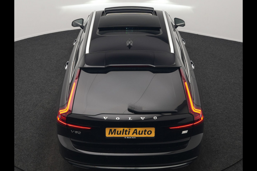 Volvo V90 T8 AWD Inscription Exclusive LONG RANGE PHEV 394pk Dealer O.H. | Panodak | Head Up | Adaptive Cruise | 360 Camera | Bowers & Wilkins | Lederen Sportstoelen Ventilatie & Memory | Keyless | Blis | Stoelen & Stuur Verwarmd | Apple Carplay | Plug In Hybrid