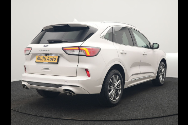 Ford Kuga 2.5 Vignale PHEV 225pk Dealer O.H. | Adaptive Cruise | Head Up | 360 Camera | Bang & Olufsen | Lederen Sportstoelen Memory & Verwarmd | Stuur Verwarmd | Apple Carplay | Keyless | Blis | Navigatie | DAB | Virtual | Plug In Hybrid
