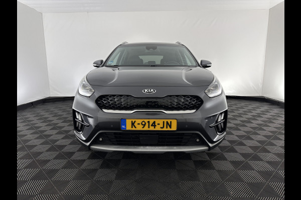 Kia Niro 1.6 GDi Hybrid Dynamic Plus Line (INCL-BTW) Aut. *LEATHER | FULL-LED | ADAPTIVE-CRUISE | BLINDSPOT | HEATED-COMFORTSEATS | CAMERA | KEYLESS | NAVI-FULLMAP | AMBIENTLIGHT | LANE-ASSIST | TOWBAR | 16''ALU*