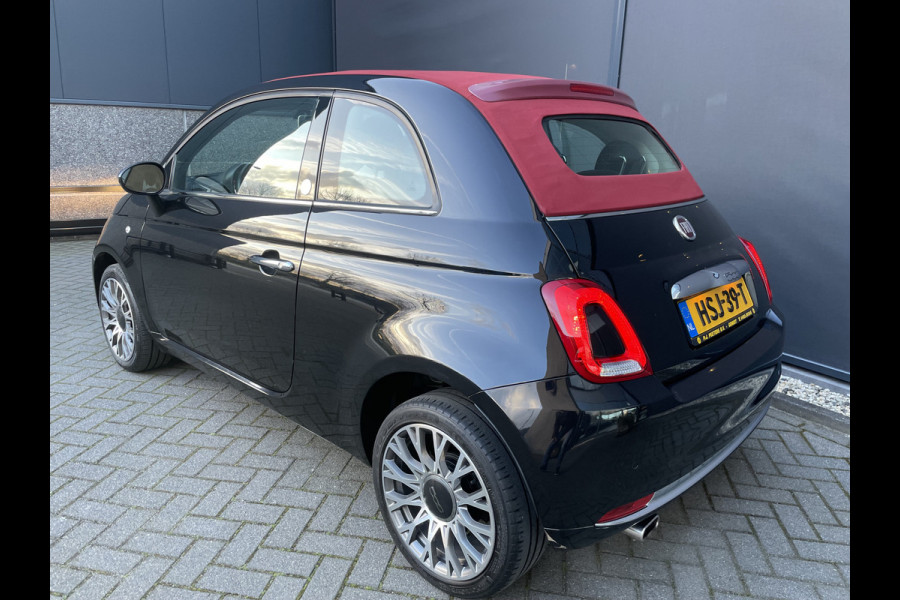 Fiat 500C 1.2 Lounge Airco - Apple carplay - Cruise control - Parkeersensor achter - Navigatiesysteem - Radio - Bluetooth - Licht metalen velgen 16 inch - Start/stop systeem - Elektrische ramen voor - Led dagverl