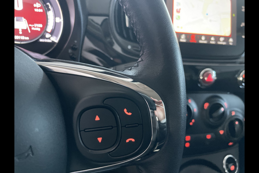 Fiat 500C 1.2 Lounge Airco - Apple carplay - Cruise control - Parkeersensor achter - Navigatiesysteem - Radio - Bluetooth - Licht metalen velgen 16 inch - Start/stop systeem - Elektrische ramen voor - Led dagverl