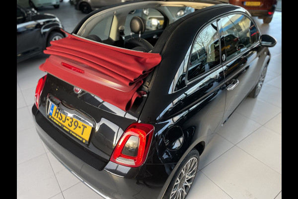 Fiat 500C 1.2 Lounge Airco - Apple carplay - Cruise control - Parkeersensor achter - Navigatiesysteem - Radio - Bluetooth - Licht metalen velgen 16 inch - Start/stop systeem - Elektrische ramen voor - Led dagverl