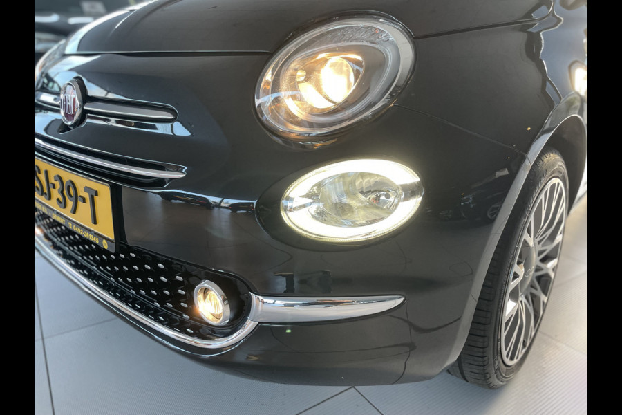 Fiat 500C 1.2 Lounge Airco - Apple carplay - Cruise control - Parkeersensor achter - Navigatiesysteem - Radio - Bluetooth - Licht metalen velgen 16 inch - Start/stop systeem - Elektrische ramen voor - Led dagverl
