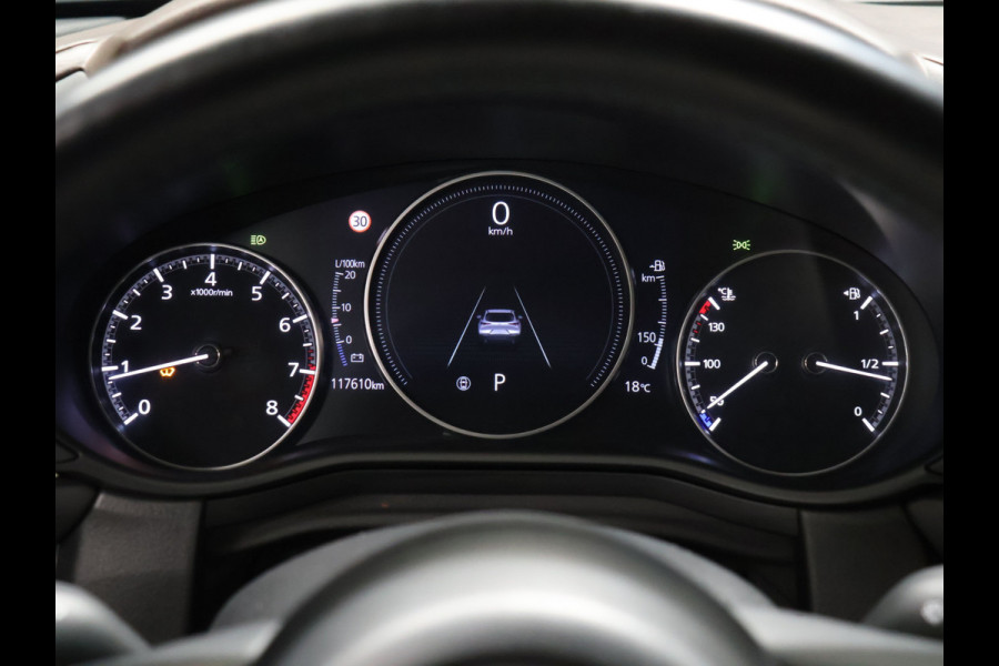 Mazda CX-30 2.0 e-SkyActiv-X M Hybrid Comfort [TREKHAAK AFNEEMBAAR, MEMORY SEATS, BOSE SOUND, HEAD-UP, STUURVERWARMING, CAMERA, ADAPTIVE CRUISE, VOL LEDER, STOELVERWARMING, BLUETOOTH, CLIMATE, NIEUWSTAAT]