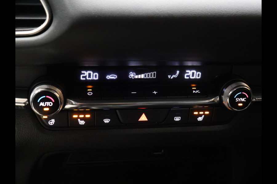 Mazda CX-30 2.0 e-SkyActiv-X M Hybrid Comfort [TREKHAAK AFNEEMBAAR, MEMORY SEATS, BOSE SOUND, HEAD-UP, STUURVERWARMING, CAMERA, ADAPTIVE CRUISE, VOL LEDER, STOELVERWARMING, BLUETOOTH, CLIMATE, NIEUWSTAAT]