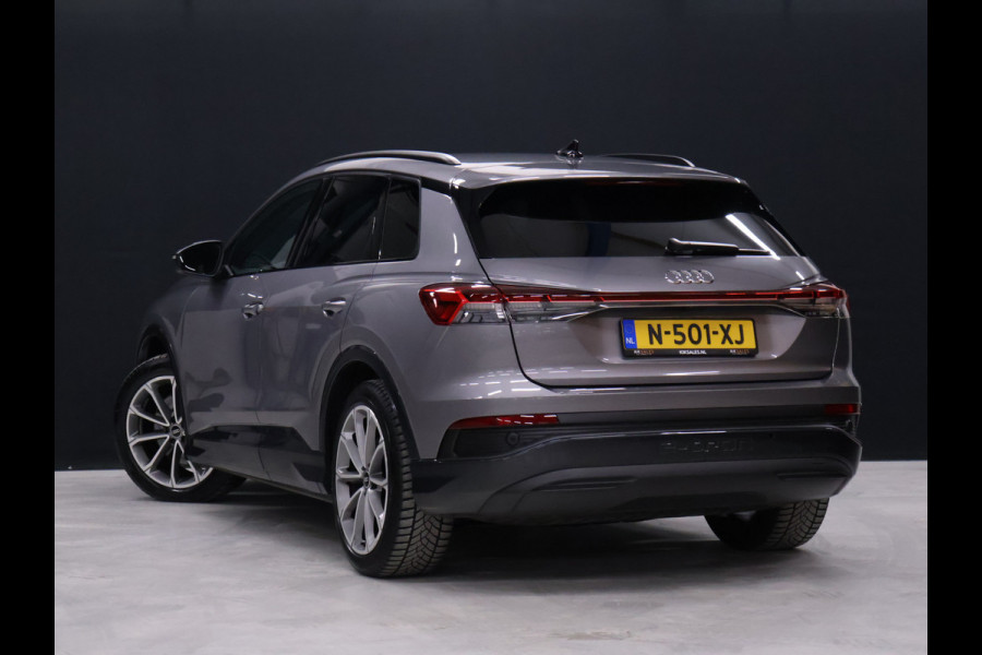 Audi Q4 e-tron 40 Launch edition Advanced Plus 77 kWh [MEMORY SEATS, ADAPTIVE CRUISE CONTROL, APPLE CARPAY, ANDROID AUTO, HUD, SONOS, ACHTERUITRIJCAMERA, PDC V+A, STUURVERWARMING, NIEUWSTAAT]
