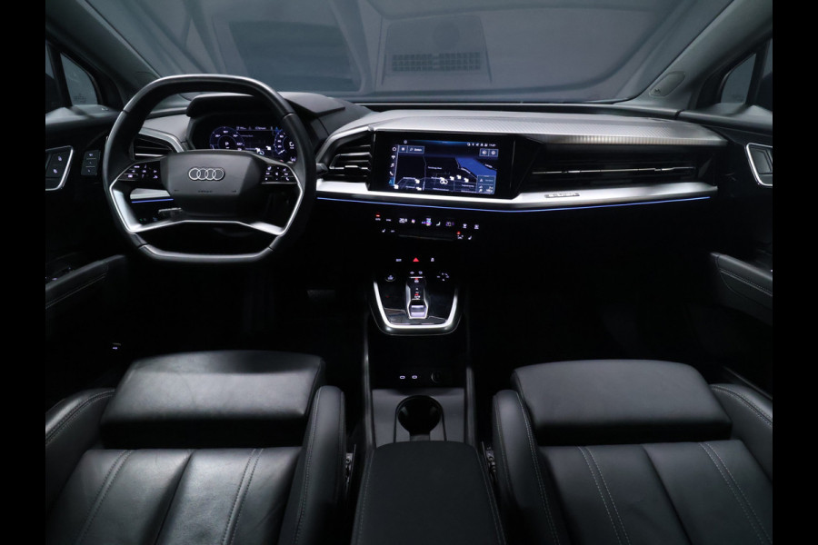 Audi Q4 e-tron 40 Launch edition Advanced Plus 77 kWh [MEMORY SEATS, ADAPTIVE CRUISE CONTROL, APPLE CARPAY, ANDROID AUTO, HUD, SONOS, ACHTERUITRIJCAMERA, PDC V+A, STUURVERWARMING, NIEUWSTAAT]