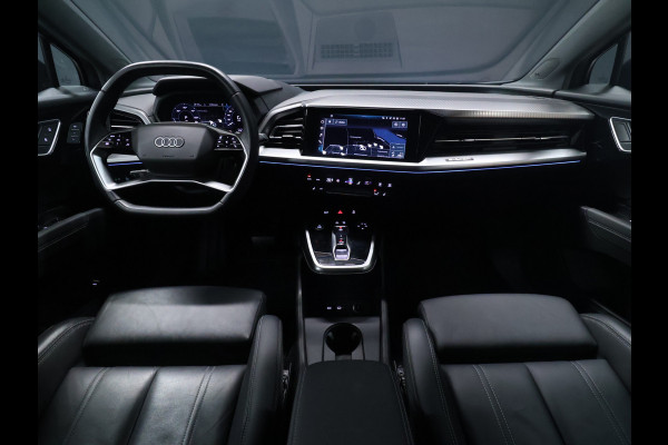 Audi Q4 e-tron 40 Launch edition Advanced Plus 77 kWh [MEMORY SEATS, ADAPTIVE CRUISE CONTROL, APPLE CARPAY, ANDROID AUTO, HUD, SONOS, ACHTERUITRIJCAMERA, PDC V+A, STUURVERWARMING, NIEUWSTAAT]