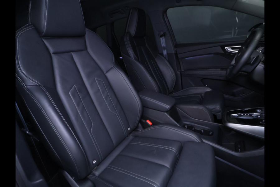 Audi Q4 e-tron 40 Launch edition Advanced Plus 77 kWh [MEMORY SEATS, ADAPTIVE CRUISE CONTROL, APPLE CARPAY, ANDROID AUTO, HUD, SONOS, ACHTERUITRIJCAMERA, PDC V+A, STUURVERWARMING, NIEUWSTAAT]