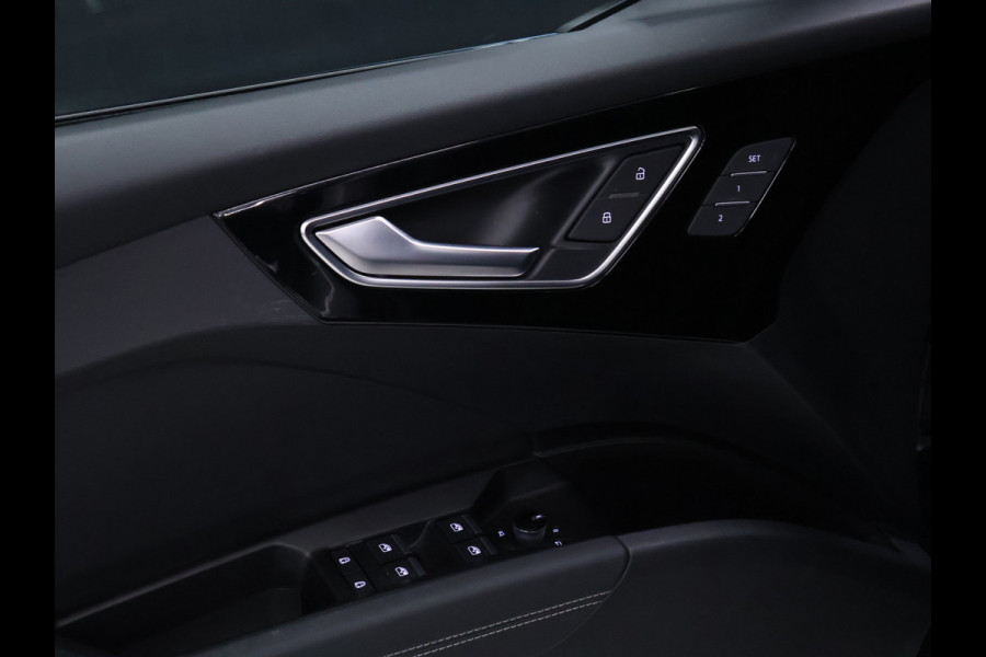 Audi Q4 e-tron 40 Launch edition Advanced Plus 77 kWh [MEMORY SEATS, ADAPTIVE CRUISE CONTROL, APPLE CARPAY, ANDROID AUTO, HUD, SONOS, ACHTERUITRIJCAMERA, PDC V+A, STUURVERWARMING, NIEUWSTAAT]