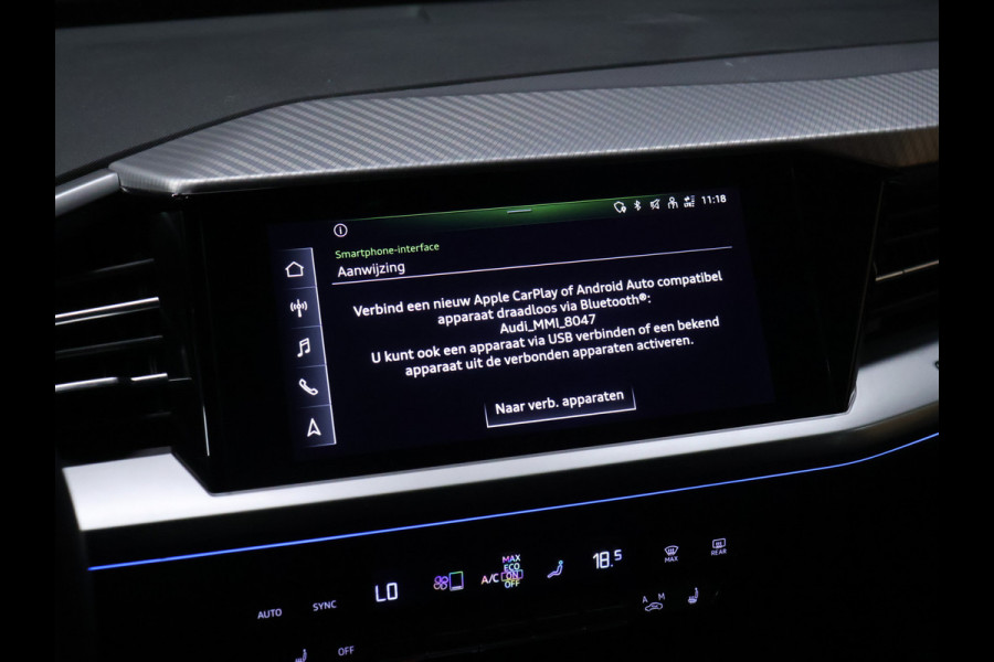 Audi Q4 e-tron 40 Launch edition Advanced Plus 77 kWh [MEMORY SEATS, ADAPTIVE CRUISE CONTROL, APPLE CARPAY, ANDROID AUTO, HUD, SONOS, ACHTERUITRIJCAMERA, PDC V+A, STUURVERWARMING, NIEUWSTAAT]