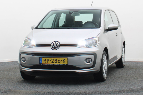 Volkswagen up! 1.0 BMT high up! 5-Deurs, Leder/Stof, Airco, Cruise, Bluetooth, Radio, PDC, 15''