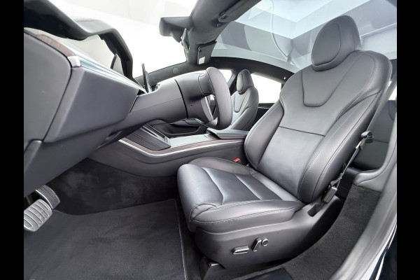 Tesla Model S 680 pk 0-100 3,1sec. Adaptive-Luchtvering FSD-4 / AutoPilot-4 Enhanced EAP ASS-Smart Summon Yoke Stuur Zelf-Parkeren / Voorrijde Long Range100kw Dual Motor 4WD AWD Schuifkanteldak Wi-Fi.Vb. App AEB ASR Rijstrookhulp Bordherkenning ACC ESP DodehoekDetector  Mistlampen Verwarmde-Sproeiers AWD 4 wheel Drive 1.600kg Trekvermogen Orig. NL-se auto 118.000 euro nieuw ! Fabrieksgarantie 4 jaar 80.000 en 240.000/8 jaar Accupakket!