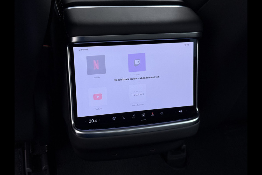 Tesla Model S 680 pk 0-100 3,1sec. Adaptive-Luchtvering FSD-4 / AutoPilot-4 Enhanced EAP ASS-Smart Summon Yoke Stuur Zelf-Parkeren / Voorrijde Long Range100kw Dual Motor 4WD AWD Schuifkanteldak Wi-Fi.Vb. App AEB ASR Rijstrookhulp Bordherkenning ACC ESP DodehoekDetector  Mistlampen Verwarmde-Sproeiers AWD 4 wheel Drive 1.600kg Trekvermogen Orig. NL-se auto 118.000 euro nieuw ! Fabrieksgarantie 4 jaar 80.000 en 240.000/8 jaar Accupakket!