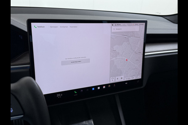 Tesla Model S 680 pk 0-100 3,1sec. Adaptive-Luchtvering FSD-4 / AutoPilot-4 Enhanced EAP ASS-Smart Summon Yoke Stuur Zelf-Parkeren / Voorrijde Long Range100kw Dual Motor 4WD AWD Schuifkanteldak Wi-Fi.Vb. App AEB ASR Rijstrookhulp Bordherkenning ACC ESP DodehoekDetector  Mistlampen Verwarmde-Sproeiers AWD 4 wheel Drive 1.600kg Trekvermogen Orig. NL-se auto 118.000 euro nieuw ! Fabrieksgarantie 4 jaar 80.000 en 240.000/8 jaar Accupakket!