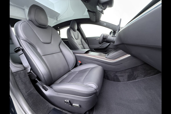 Tesla Model S 680 pk 0-100 3,1sec. Adaptive-Luchtvering FSD-4 / AutoPilot-4 Enhanced EAP ASS-Smart Summon Yoke Stuur Zelf-Parkeren / Voorrijde Long Range100kw Dual Motor 4WD AWD Schuifkanteldak Wi-Fi.Vb. App AEB ASR Rijstrookhulp Bordherkenning ACC ESP DodehoekDetector  Mistlampen Verwarmde-Sproeiers AWD 4 wheel Drive 1.600kg Trekvermogen Orig. NL-se auto 118.000 euro nieuw ! Fabrieksgarantie 4 jaar 80.000 en 240.000/8 jaar Accupakket!