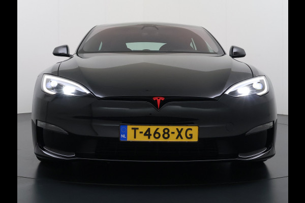 Tesla Model S 680 pk 0-100 3,1sec. Adaptive-Luchtvering FSD-4 / AutoPilot-4 Enhanced EAP ASS-Smart Summon Yoke Stuur Zelf-Parkeren / Voorrijde Long Range100kw Dual Motor 4WD AWD Schuifkanteldak Wi-Fi.Vb. App AEB ASR Rijstrookhulp Bordherkenning ACC ESP DodehoekDetector  Mistlampen Verwarmde-Sproeiers AWD 4 wheel Drive 1.600kg Trekvermogen Orig. NL-se auto 118.000 euro nieuw ! Fabrieksgarantie 4 jaar 80.000 en 240.000/8 jaar Accupakket!