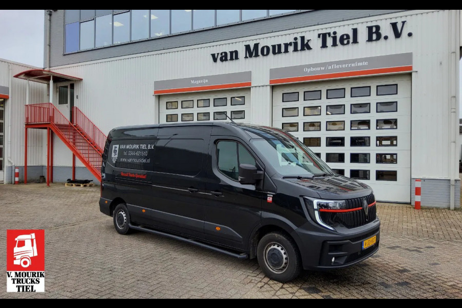 Renault Master 170.35 L3H2 - V-33-HXT - GESLOTEN - ZWART METALLIC - EURO 6
