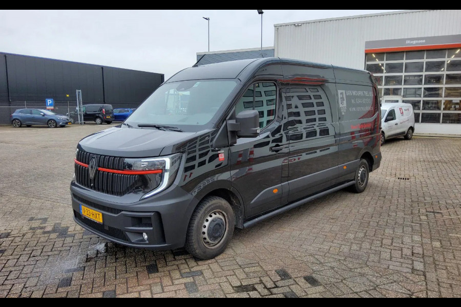 Renault Master 170.35 L3H2 - V-33-HXT - GESLOTEN - ZWART METALLIC - EURO 6