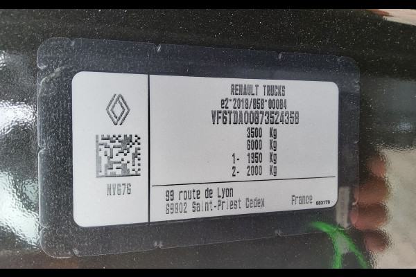 Renault Master 170.35 L3H2 - V-33-HXT - GESLOTEN - ZWART METALLIC - EURO 6