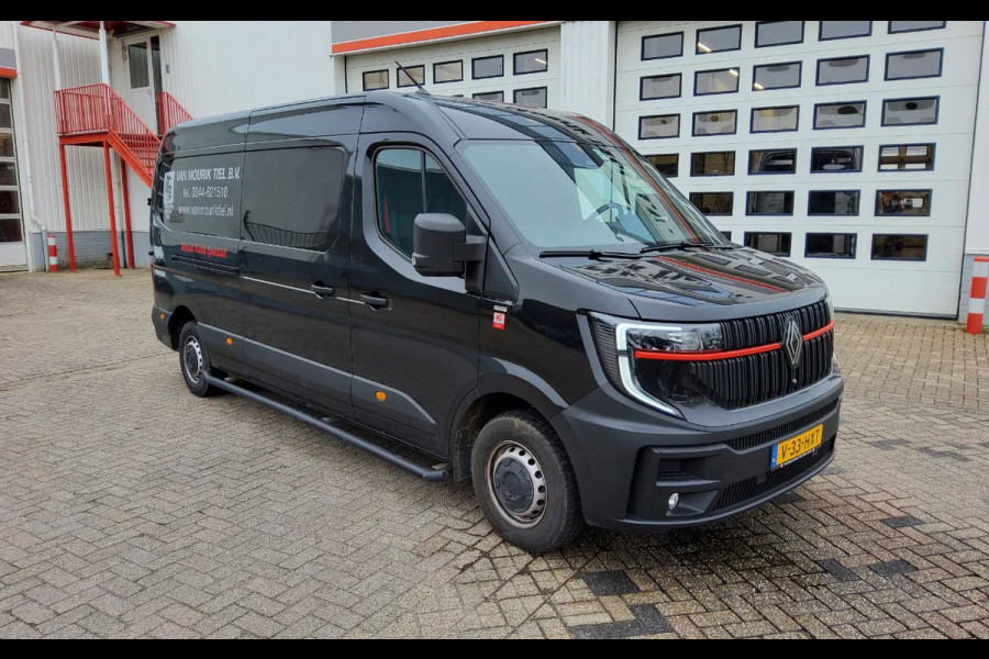 Renault Master 170.35 L3H2 - V-33-HXT - GESLOTEN - ZWART METALLIC - EURO 6