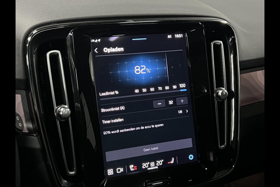 Volvo XC40 Recharge Twin Ultimate 78 kWh AWD Open dak | Adapt. cruise | 360 camera | Stuur-/stoelverwarming | Harman/Kardon | Memory | Keyless
