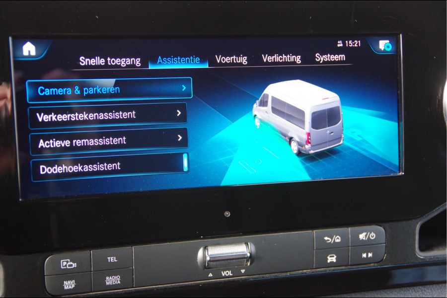 Mercedes-Benz Sprinter 519 3.0 CDI V6 L2H2 DUBBELLUCHT, LUCHTVERING, LED, ADAPT. CRUISE, STANDKACHEL, STOELVERWARMING, 360 CAMERA, MBUX 10'', ELEKTR. S