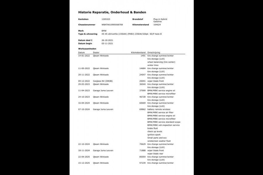 BMW X5 xDrive45e CARPLAY  / CAMERA / DEALER ONDERHOUDEN / BRUIN LEER / STOELVERWARMING