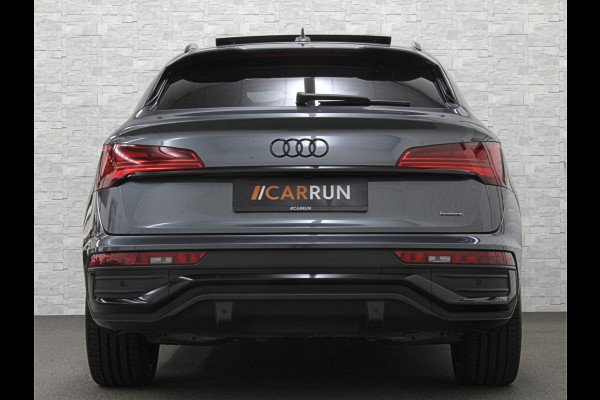 Audi Q5 Sportback 50 e S-Line | Luchtvering | Panorama | Carbon | Head-Up | Trekhaak | Keyless-Entry | Leder | Matrix-LED | Black-Optic | Standkachel | Virtual-Cockpit | Carplay | Getint Glas | Stoelverwarming | Zwarte Hemel | Draadloos Laden |
