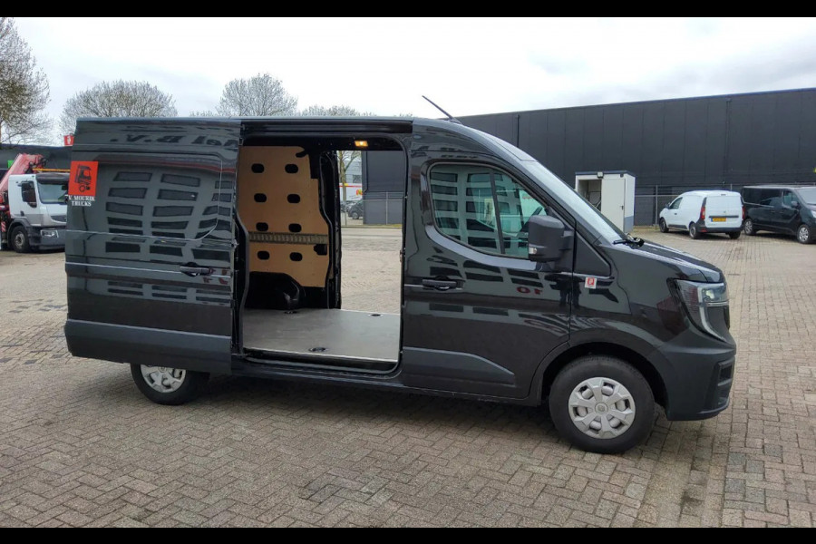 Renault Master 150.35 EURO 6 L2H2 - V-63-LHG - 2x ZIJSCHUIFDEUR - ZWART METALLIC - BPM VRIJ!