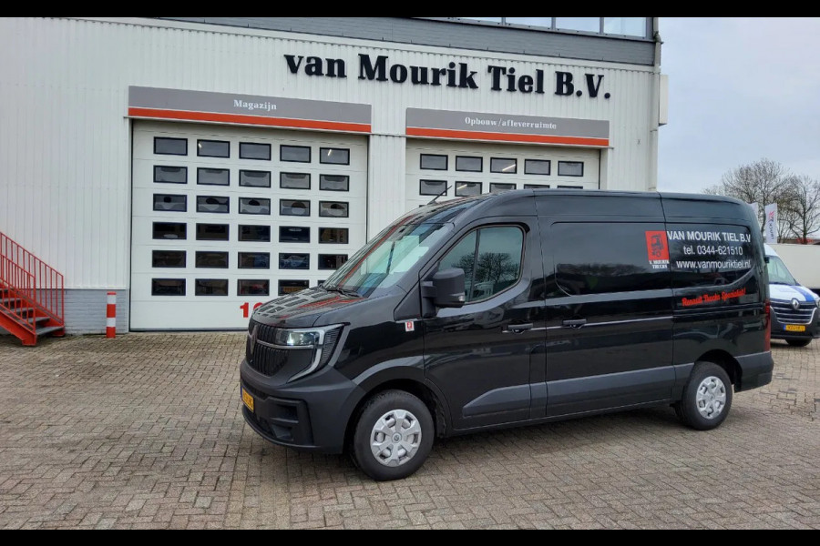 Renault Master 150.35 EURO 6 L2H2 - V-63-LHG - 2x ZIJSCHUIFDEUR - ZWART METALLIC - BPM VRIJ!