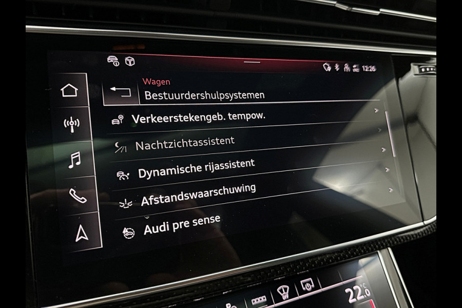 Audi Q8 60e 462PK Competition Plus | RS-Seats | Carbon | B&O | 360 Camera | ACC | Panorama | Nachtzicht | Valcona Leder | Trekhaak 3500kg | Head-Up | Luchtvering | Keyless-Entry |Tour-Pakket | Lane & Side assist | Bovag Garantie.