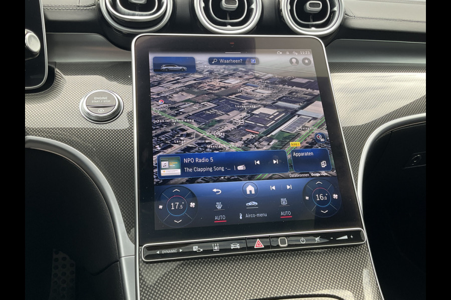 Mercedes-Benz C-Klasse Estate 180 AMG Line Pano Burmester Memory HUD Trekhaak Leer Verw+Ventilatie BOMVOL!