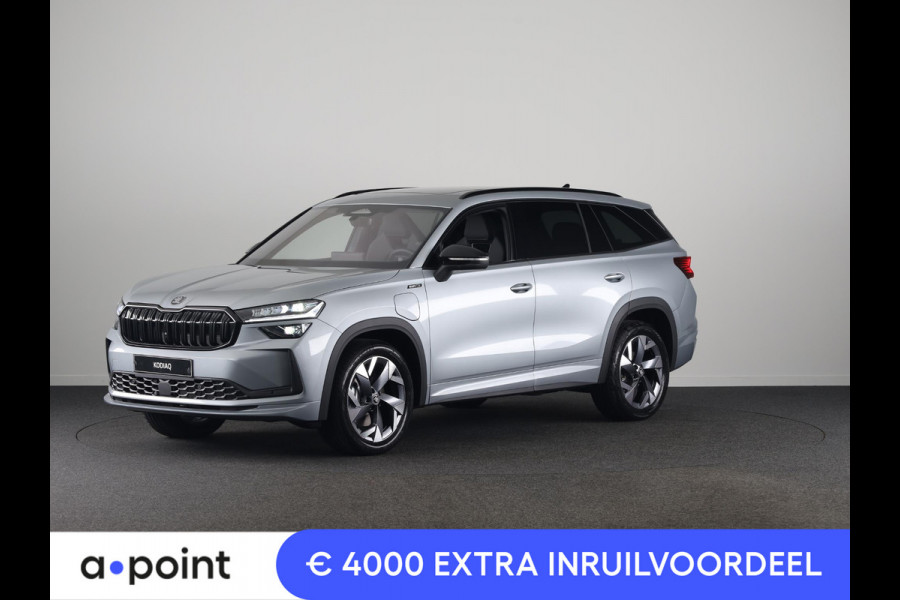 Škoda Kodiaq Sportline Business PHEV 1.5 TSI 204 pk 6 versn. DSG | Panoramadak | Wegklapbare trekhaak | Winter pakket | Verwarmbare vooruit